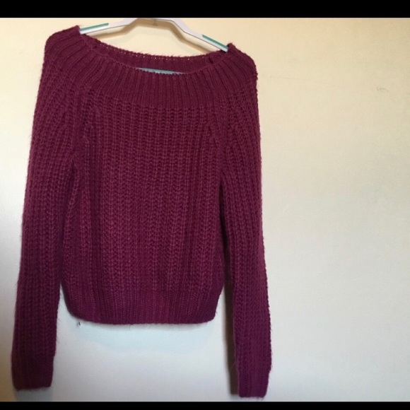 Rue21 Sweaters - Rue21 Purple Off Shoulder Sweater